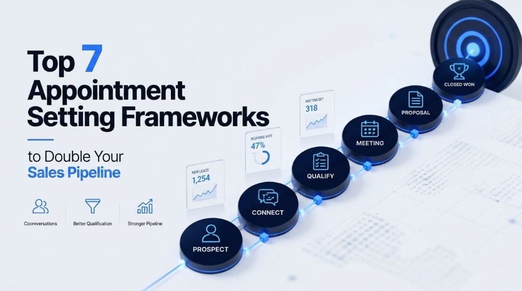 Top 7 Appointment Setting Frameworks to Double Your Sales Pipeline: Prospect to Close Revenue Outbound Funnel