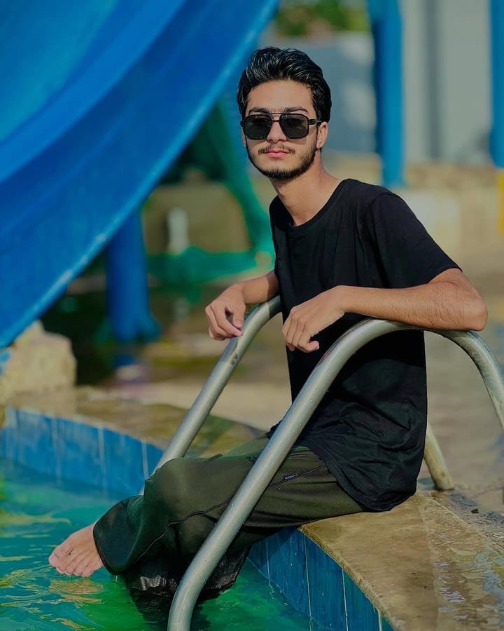 Willay Haider in a casual outdoor setting