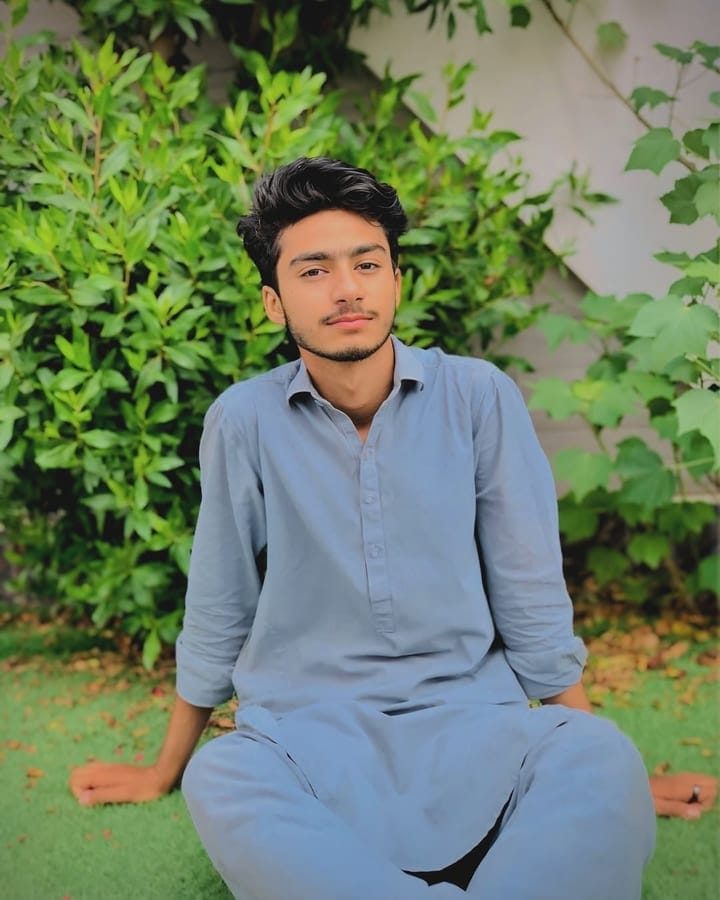 Willay Haider in traditional outfit outdoors